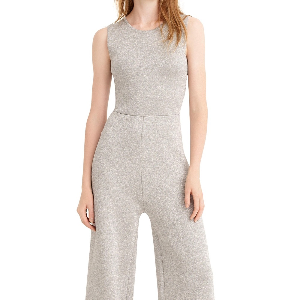 JCrew Sleeveless Lurex jumpsuit NWT